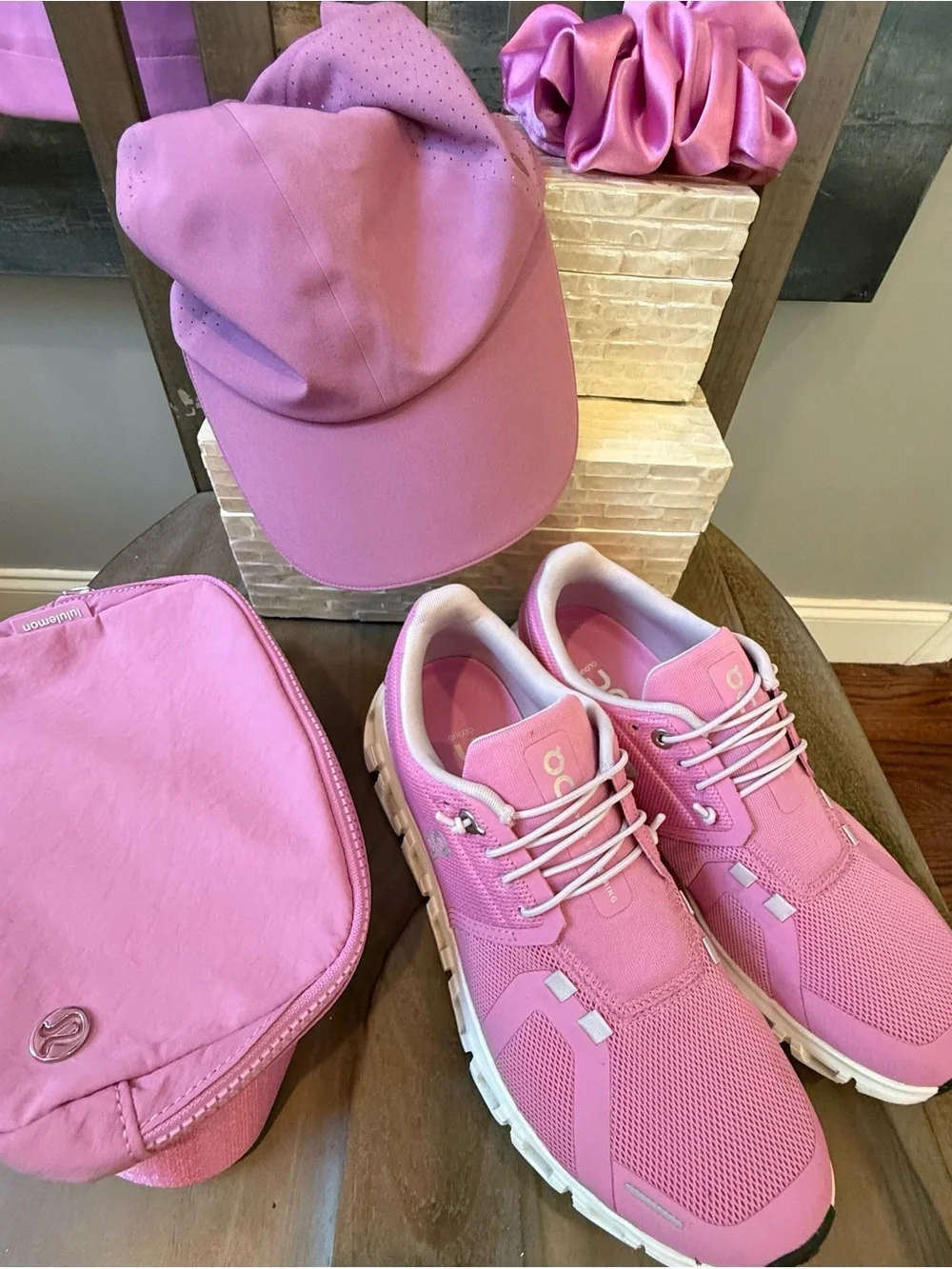 lululemon athletica coordinated pink